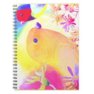 Carnet Oiseaux Tie-Dye Lumineux