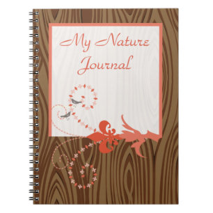 Carnet Oiseaux vintages Tourbillon de grains de bois