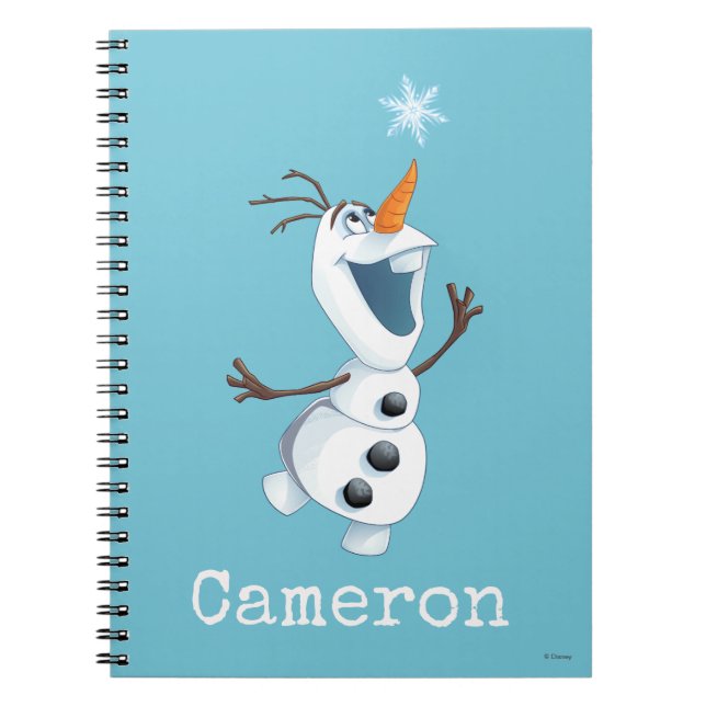 Carnet Olaf | Blizzard Buddy - Personnalisé (Devant)