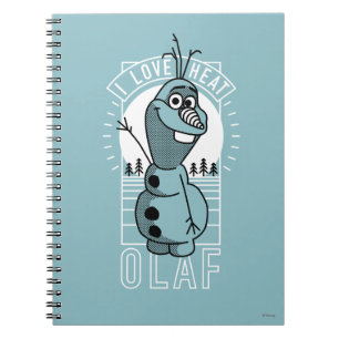 Carnet Olaf J'aime la chaleur