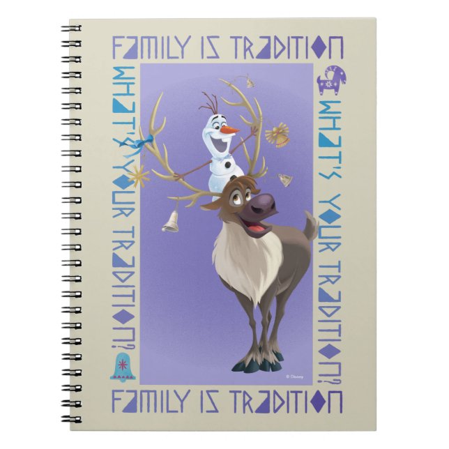Carnet Olaf & Sven | La famille est la tradition (Devant)