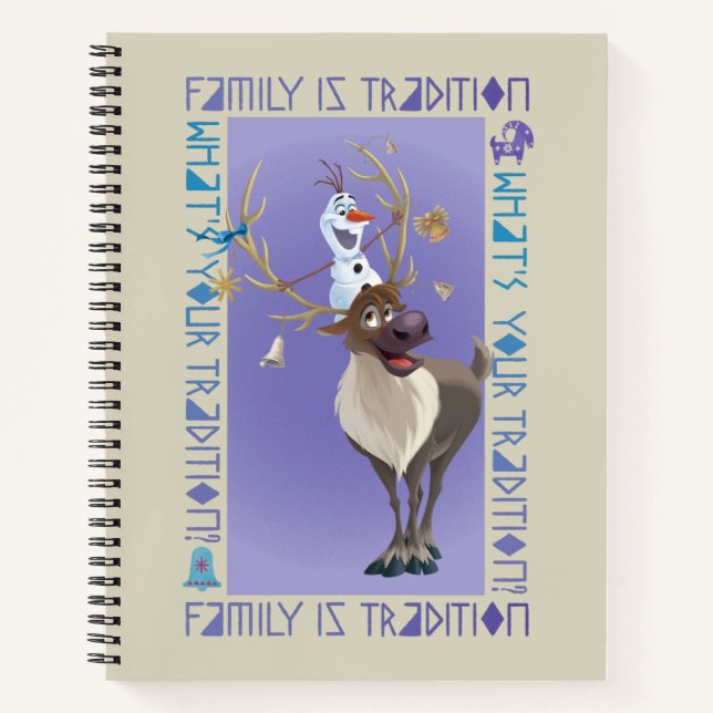 Carnet Olaf & Sven | La famille est la tradition (Devant)