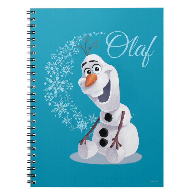 Carnet  Olaf| Vague de flocons de neige (Devant)