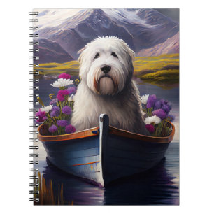 Carnet Old English Sheepdog sur Paddle : Une aventure Pit