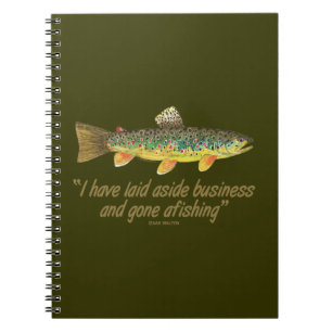 Carnet Old Fishing Words