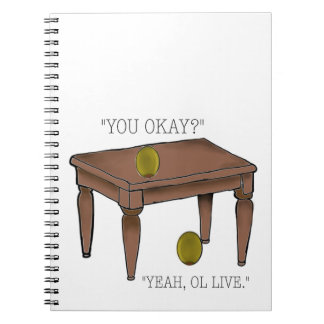 Carnet olive de plaisanterie