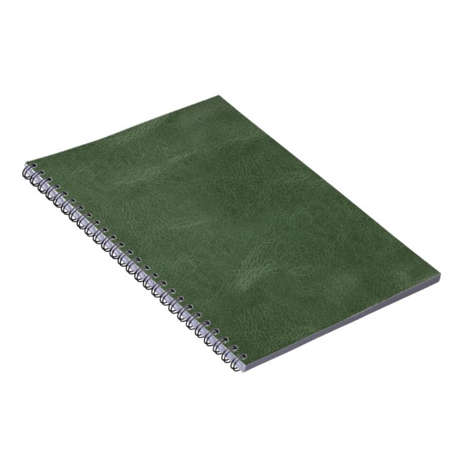 Carnet Olive Pistachio Texture de Noël verte (Côté Droit)