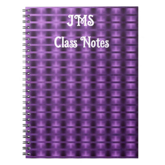 Carnet Ombre Abstrait à brouillard violet - personnalisab