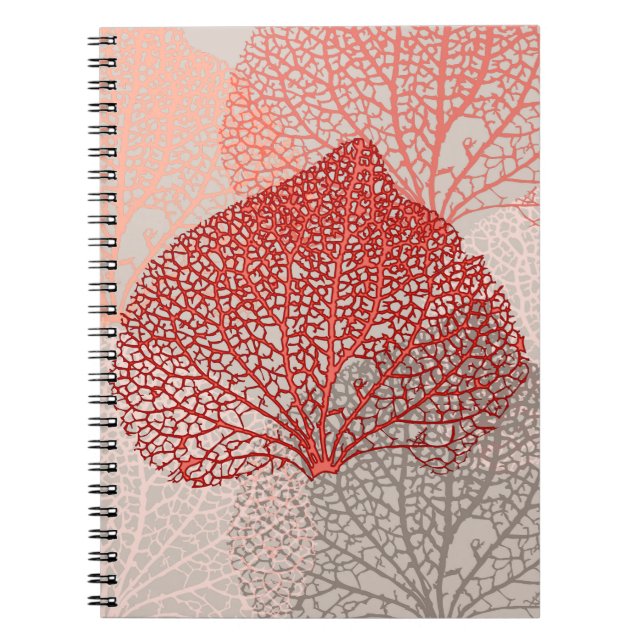 Carnet Ombre corail (Devant)