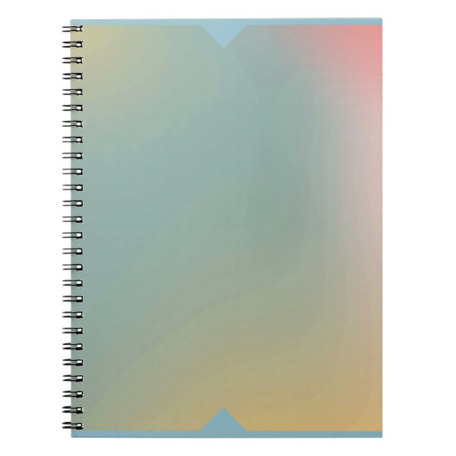 Carnet Ombre Pastel Journal à Gradient Doux Couver (Devant)