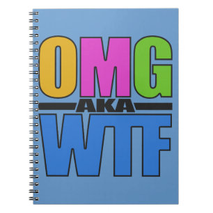 Carnet OMG aka WTF custom notebook