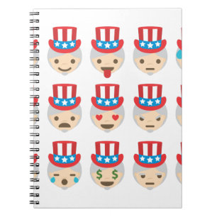 Carnet oncle sam emoji