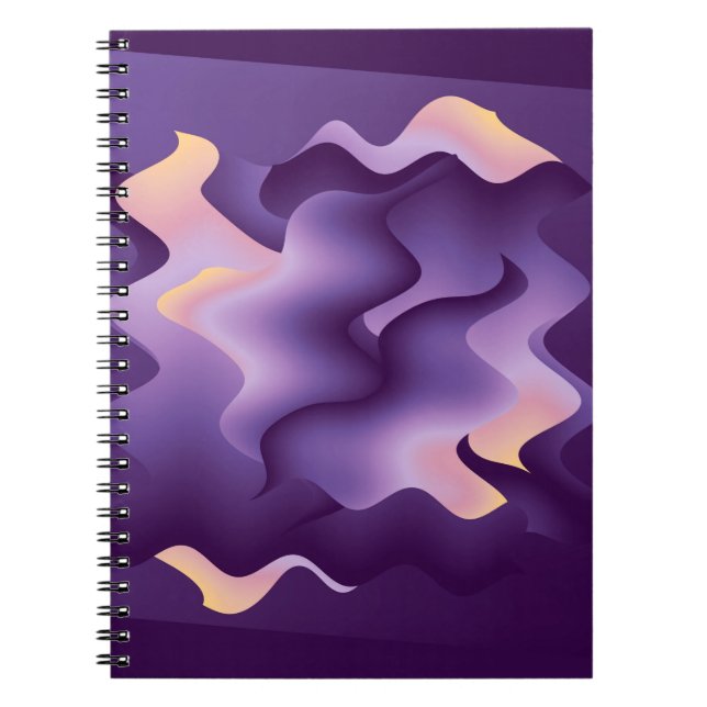 Carnet Ondes violettes (Devant)