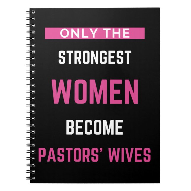 Carnet Only The Strongest Women Become Pastors' Wives (Devant)