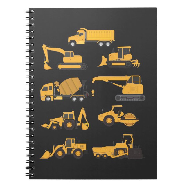 Carnet Opérateur d'excavateur de construction future Véhi (Devant)