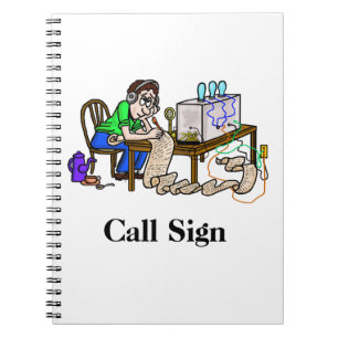Carnet Opérateur Ham Copie du bloc-notes de message