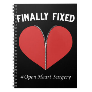 Carnet Opération de récupération de chirurgie cardiaque o