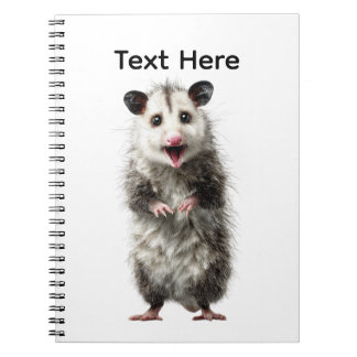Carnet Opossum surpris choqué drôle