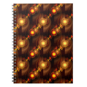 Carnet Or Moderne Boho Élégant Motif d'Art Abstrait #501