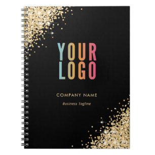 Carnet Or noir Logo Entreprise Promotionnel
