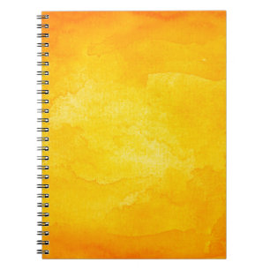 Carnet Orange abstrait aquarelle macro texture fond