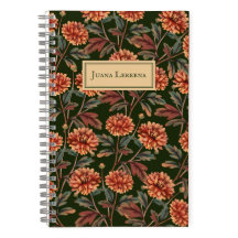 Orange Chrysanthemum Halloween Vintage