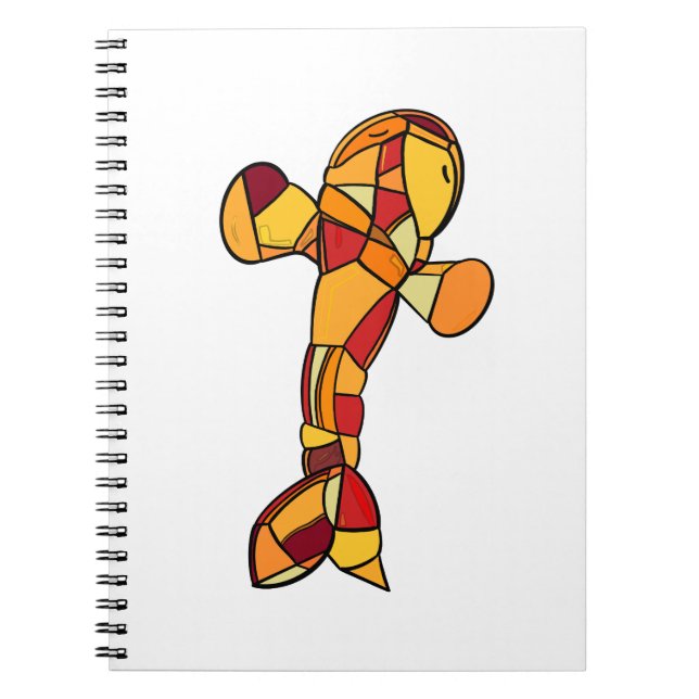 CARNET ORANGE KOI (Devant)