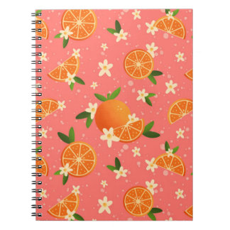 Carnet Oranges et fleurs d'oranges