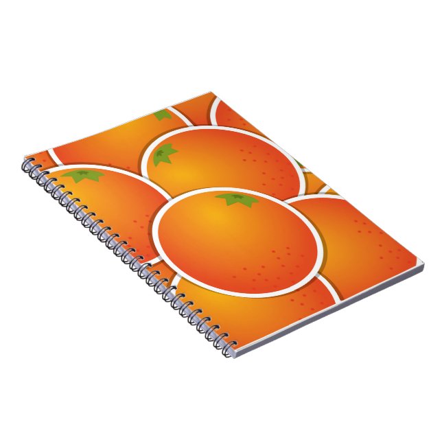 Carnet Oranges funky (Côté Droit)