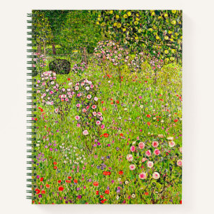 Carnet Orchard Gustav Klimt avec Rose
