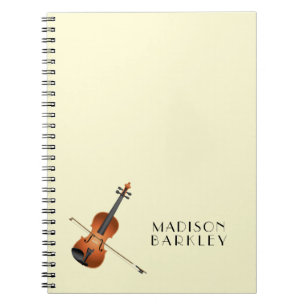 Carnet Orchestre de cordes de musiciens de violon