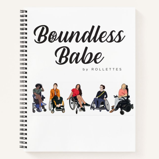 Carnet Ordinateur portable Babe sans limites (Devant)