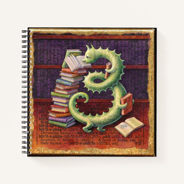 Carnet Ordinateur portable Bibliophile (Devant)