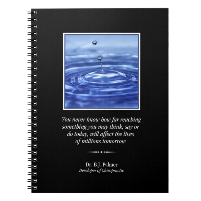 Carnet Ordinateur portable chiropratique Inspirational Pa (Devant)