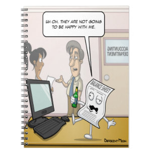 Carnet Ordinateur portable Comptable de bilan bloqué Punn