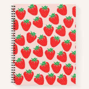 Carnet Ordinateur portable Cute Strawberries