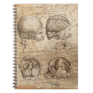 Carnet Ordinateur portable d'art en collage vintage