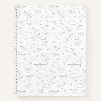 Carnet Ordinateur portable d'avion papier