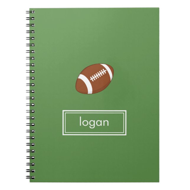 Carnet Ordinateur portable de football (Devant)