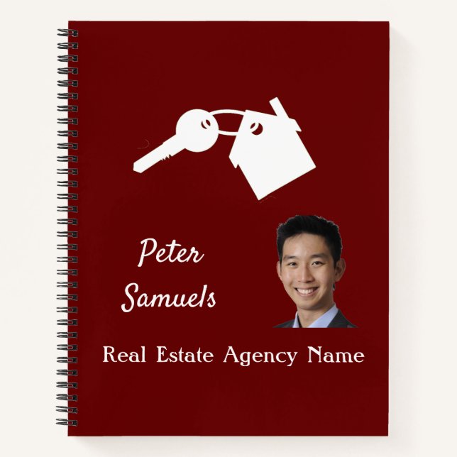 Carnet Ordinateur portable de l'agent immobilier professi (Devant)