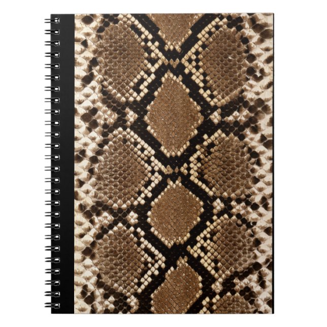Carnet Ordinateur portable de peau de serpent (Devant)