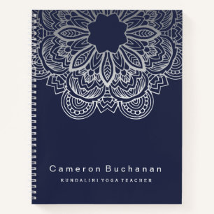 Carnet Ordinateur portable de professeur de yoga