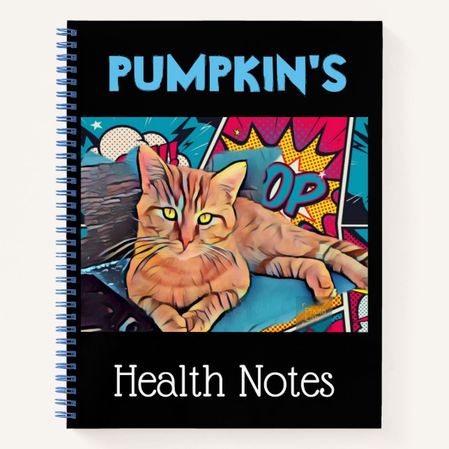 Carnet Ordinateur portable de santé pour animaux (Devant)