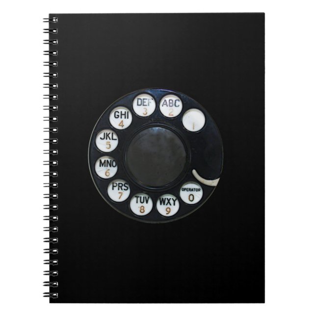 Carnet Ordinateur portable de téléphone Rotary (Devant)