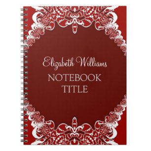 Carnet Ordinateur portable Deep Red Tribal Batik
