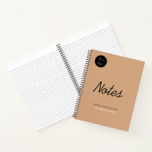 Carnet Ordinateur portable d'entreprise minimaliste moder