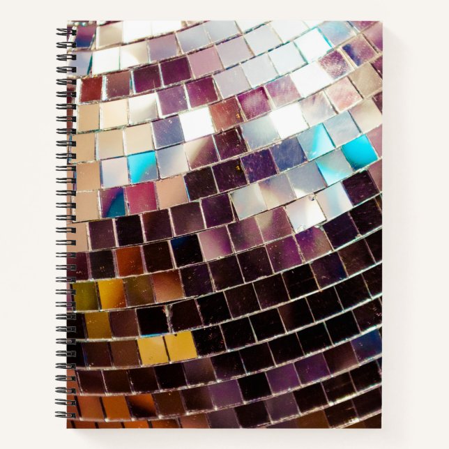 Carnet Ordinateur portable Disco Ball en miroir (Devant)