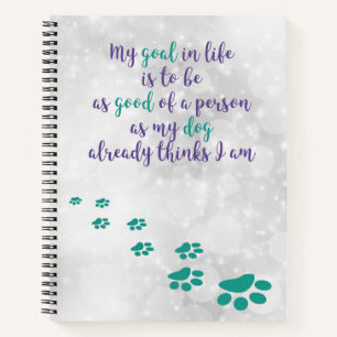 Carnet Ordinateur portable Inspiration Sagesse Chien
