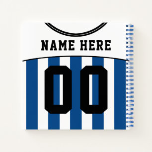 Carnet Ordinateur portable Jersey de football de football