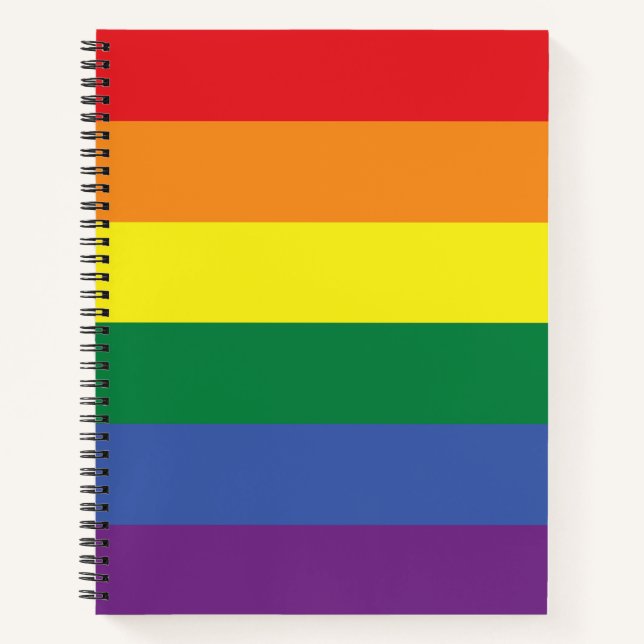 Carnet Ordinateur portable LGBT Pride Spiral (Devant)
